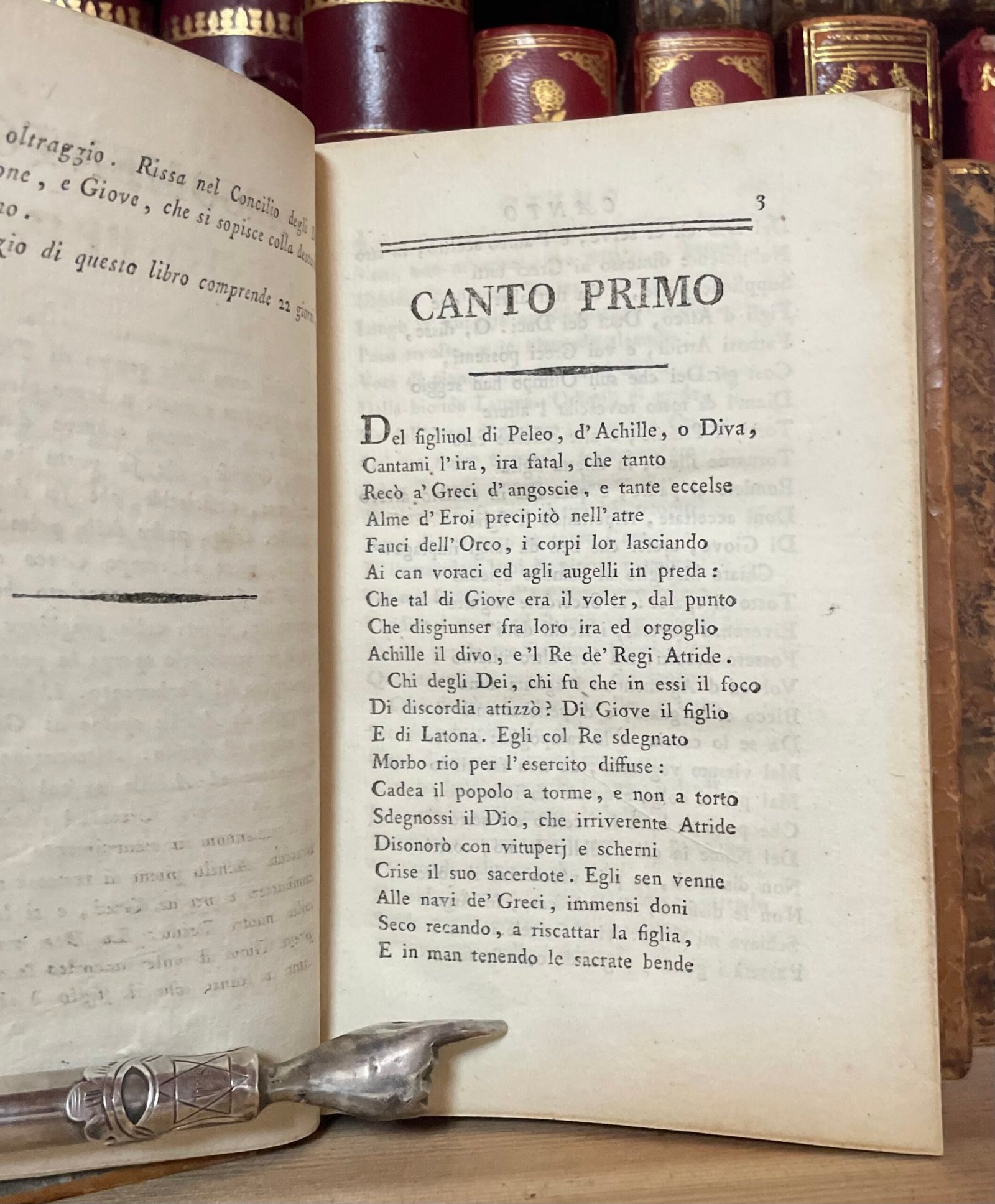 La Iliade d'Omero tradotta dall'abate Cesarotti Due Volumi Fea 1790-1795 - immagine 8