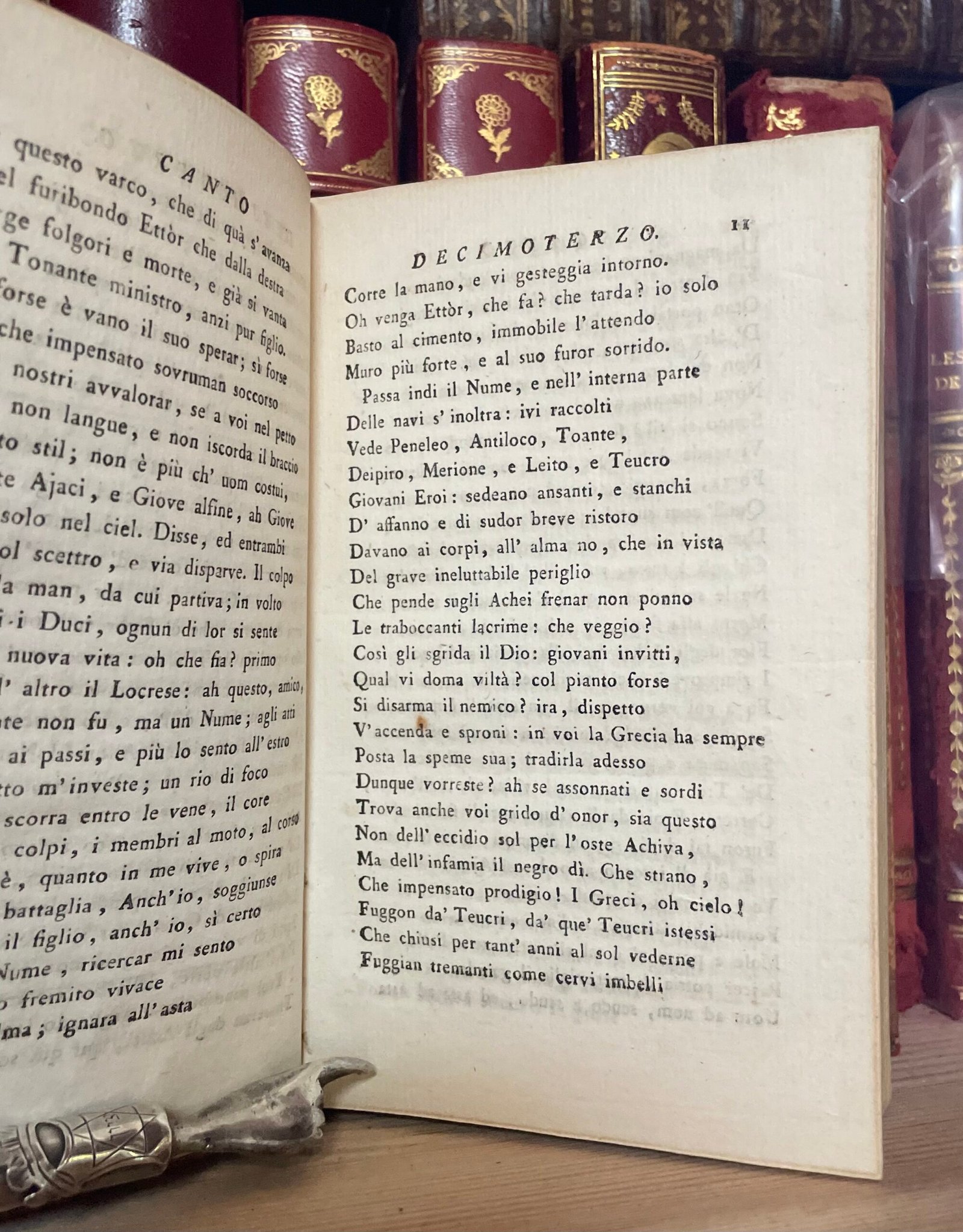 La Iliade d'Omero tradotta dall'abate Cesarotti Due Volumi Fea 1790-1795 - immagine 18