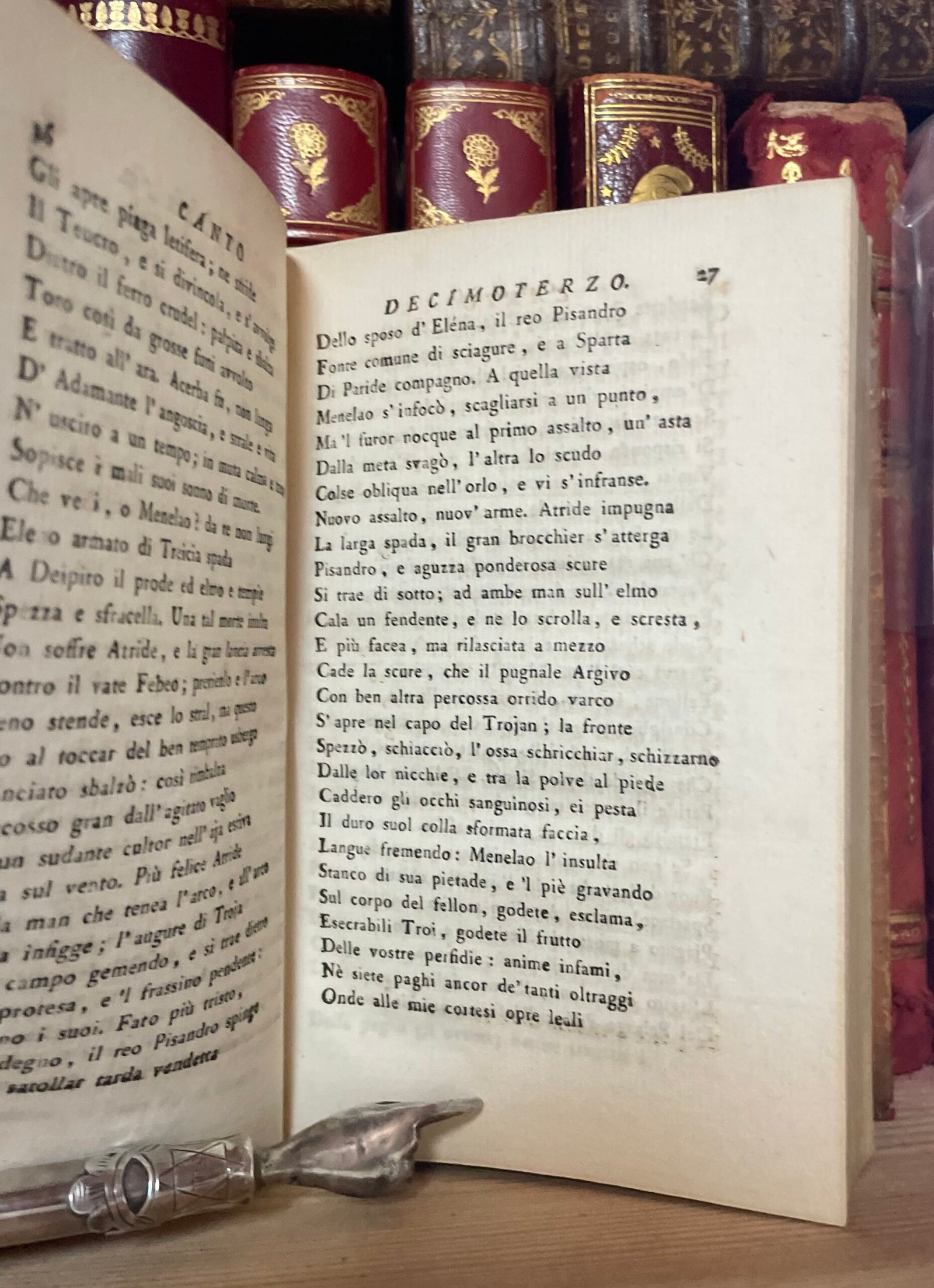 La Iliade d'Omero tradotta dall'abate Cesarotti Due Volumi Fea 1790-1795 - immagine 19