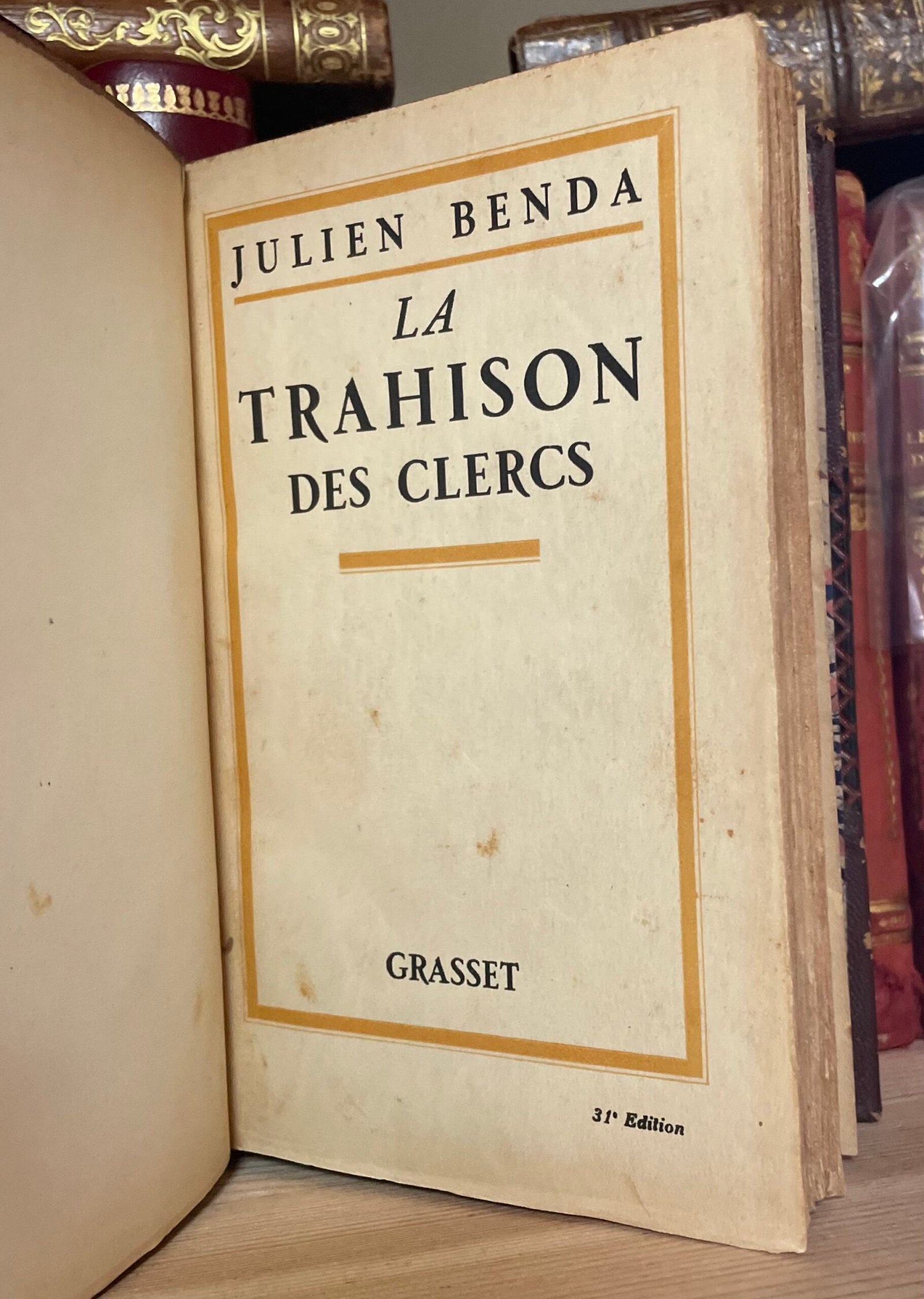 Julien Benda La trahison des clercs Grasset 1927 - immagine 4