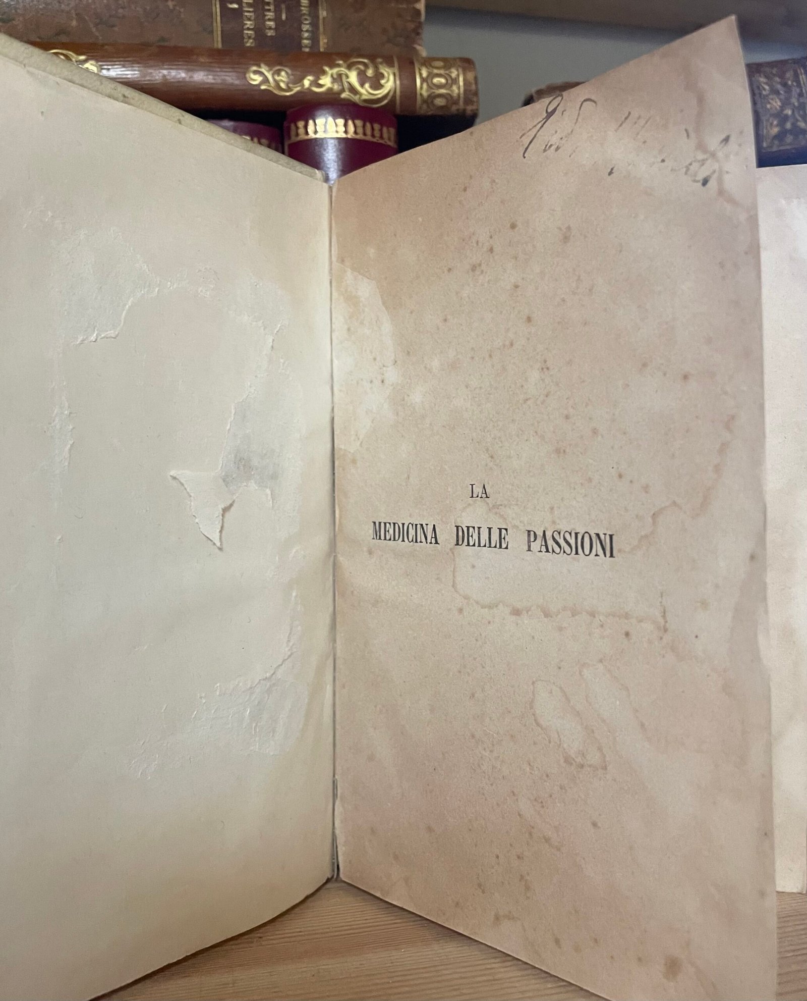 Descuret La Medicina delle passioni settima ed. milanese Ernesto Oliva 1876 - immagine 4