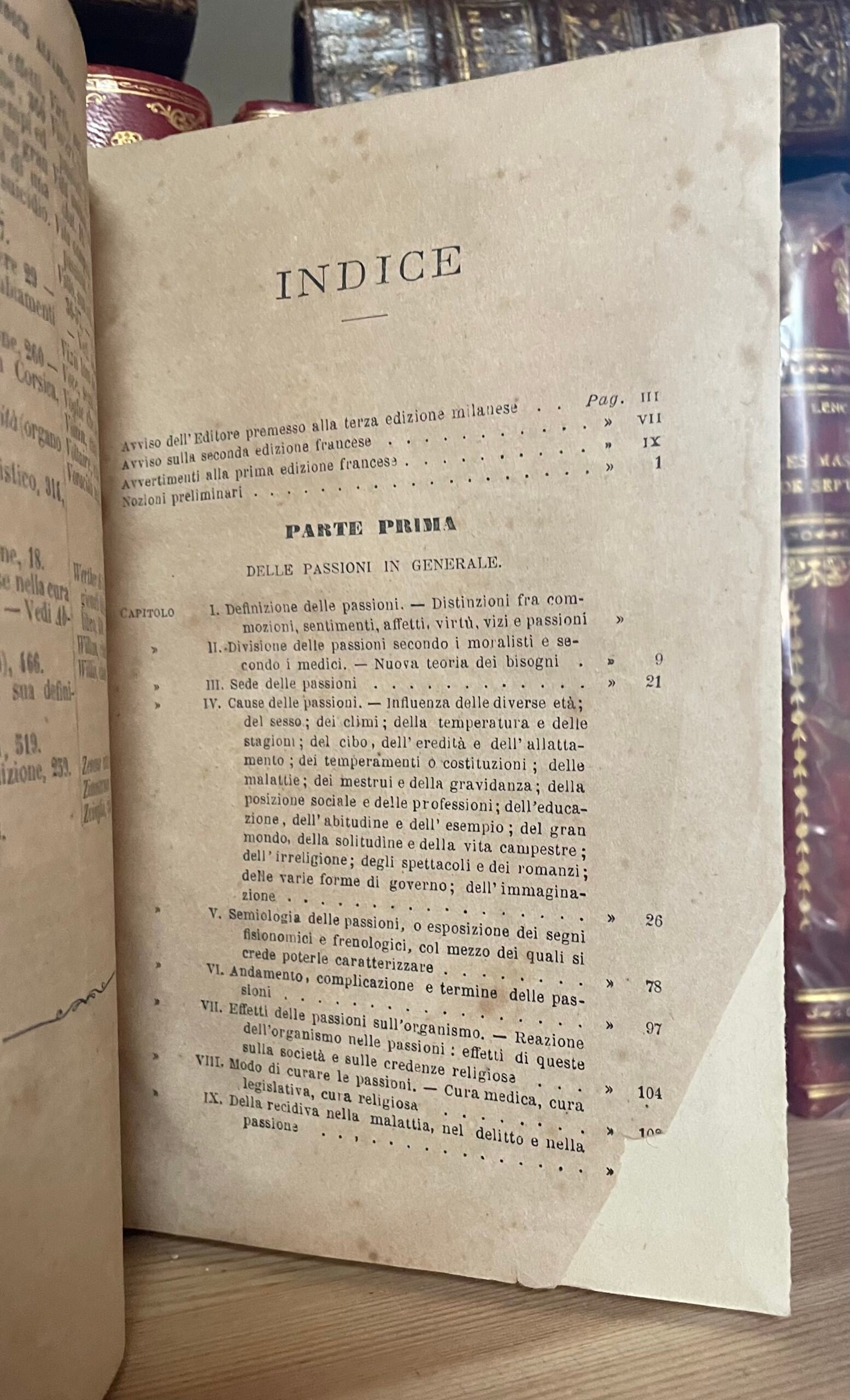 Descuret La Medicina delle passioni settima ed. milanese Ernesto Oliva 1876 - immagine 7