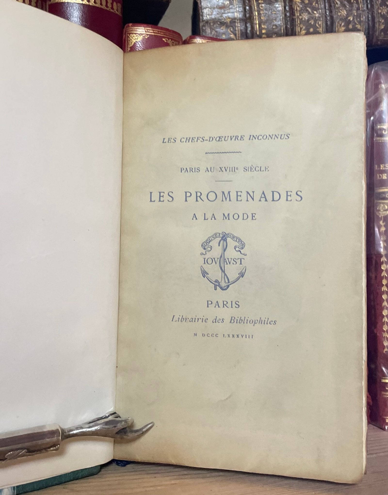 Maurice Tourneux Les promenades a la mode Librairie des Bibliophiles 1888 - immagine 4