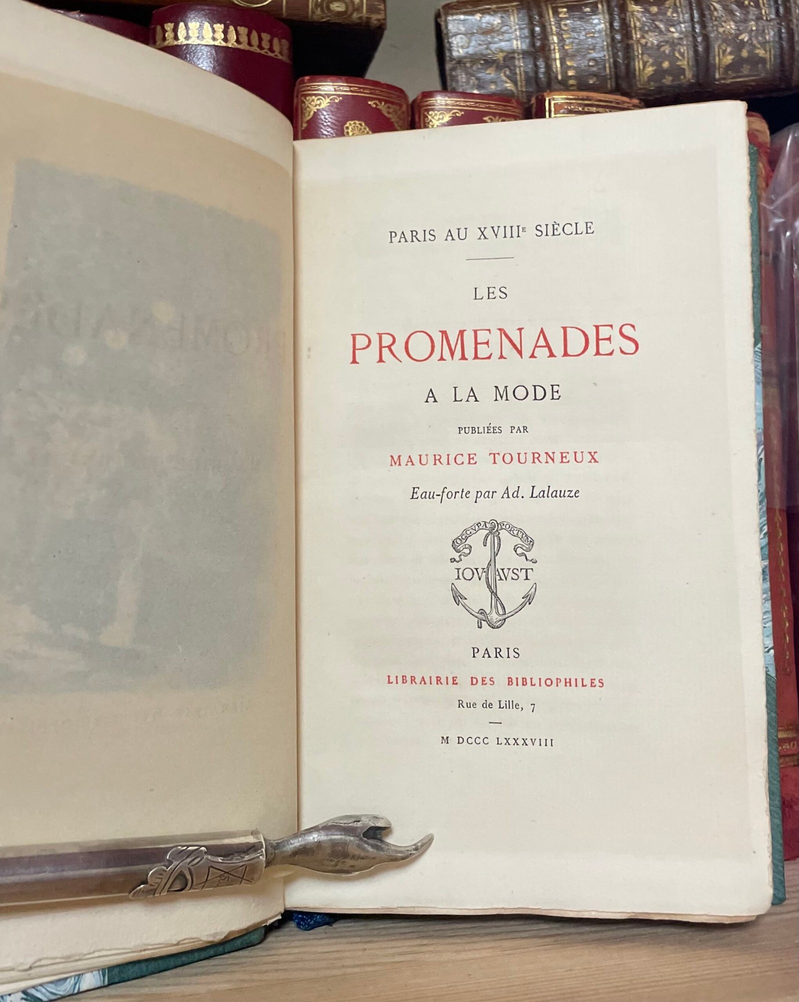 Maurice Tourneux Les promenades a la mode Librairie des Bibliophiles 1888 - immagine 8