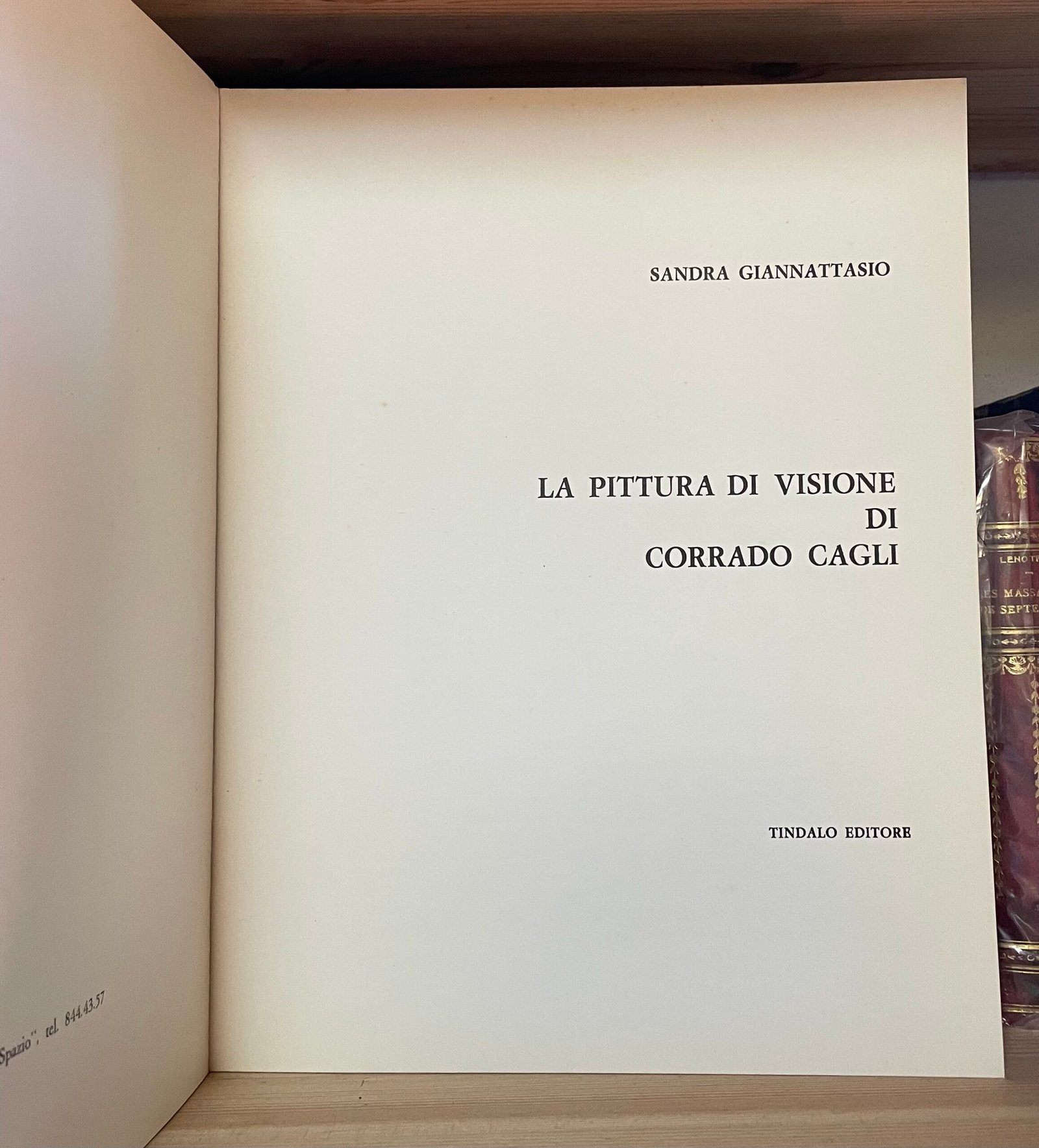 Giannattasio La pittura di visione di Corrado Cagli Tindalo 1970 - immagine 5