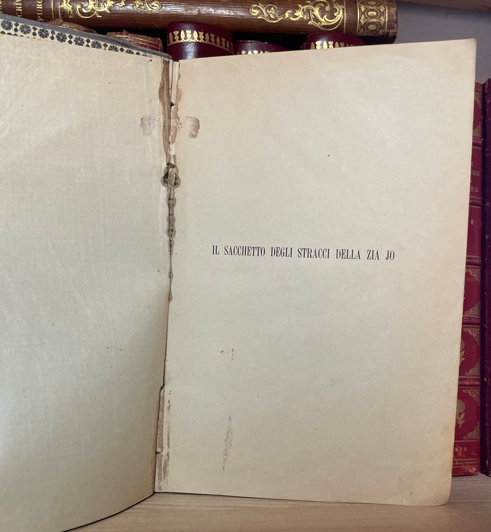 M. L. Alcott Il sacchetto degli stracci della zia Joe Carabba Editore 1928 - immagine 4