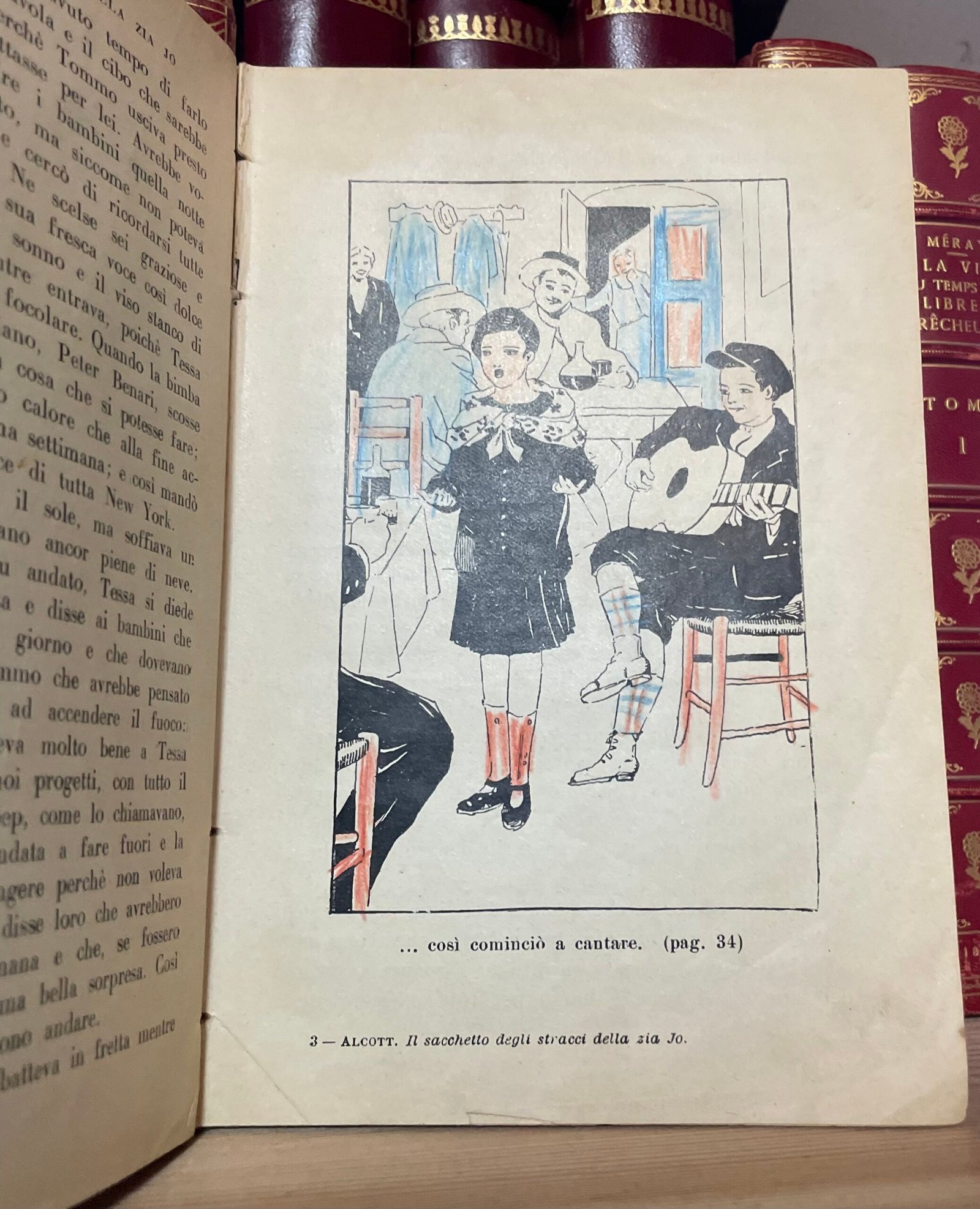 M. L. Alcott Il sacchetto degli stracci della zia Joe Carabba Editore 1928 - immagine 9