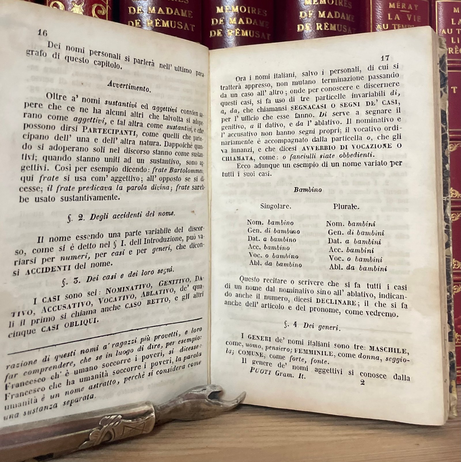 Basilio Puoti Regole elementari della lingua italiana Bordandini 1845 - immagine 7