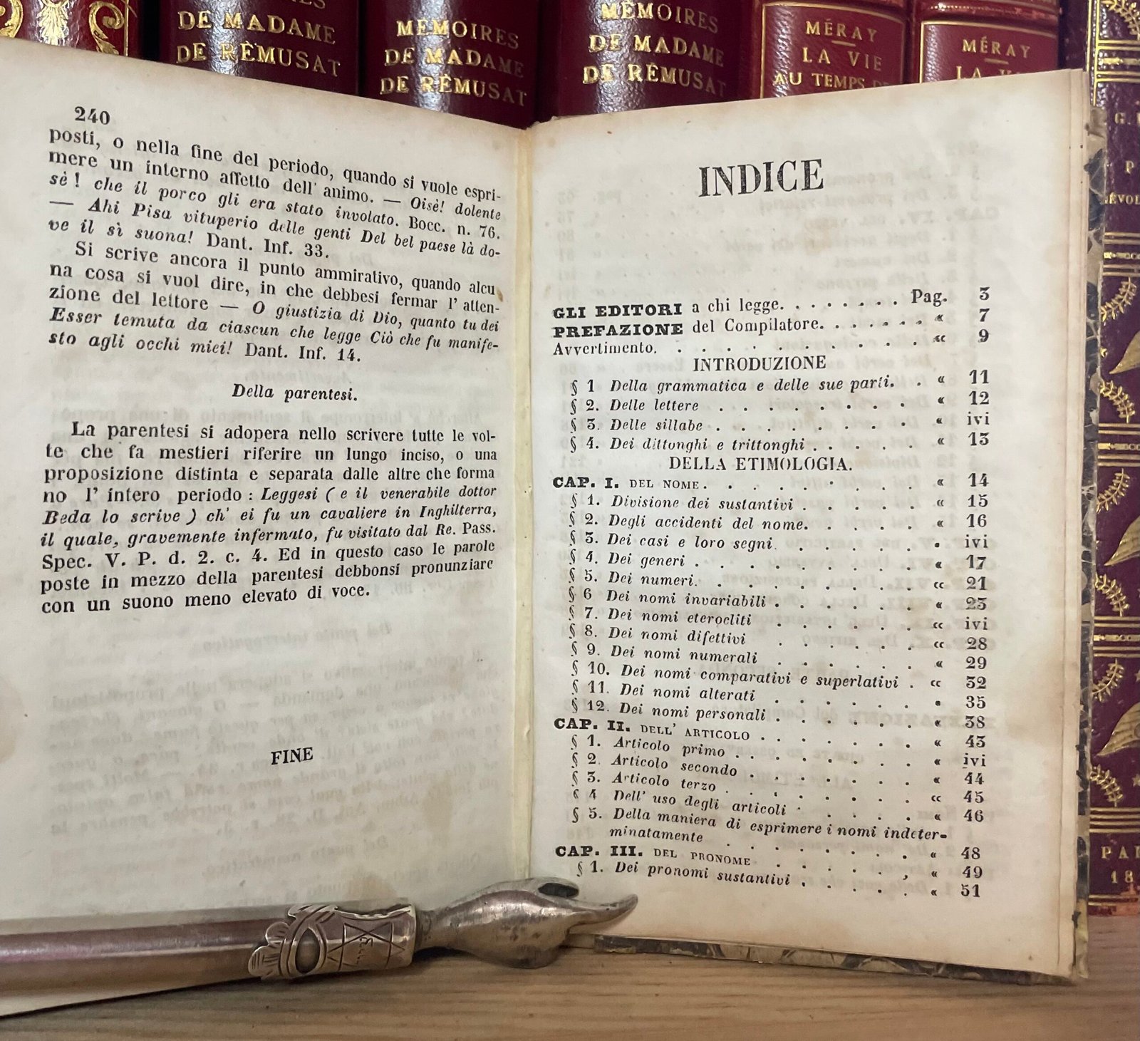 Basilio Puoti Regole elementari della lingua italiana Bordandini 1845 - immagine 15
