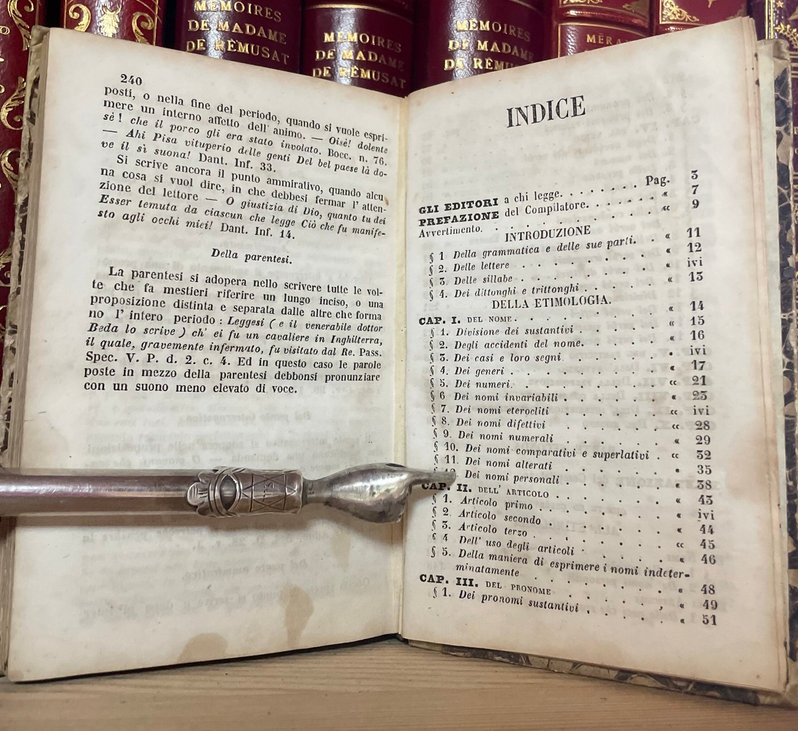 Basilio Puoti Regole elementari della lingua italiana Bordandini 1845 - immagine 16