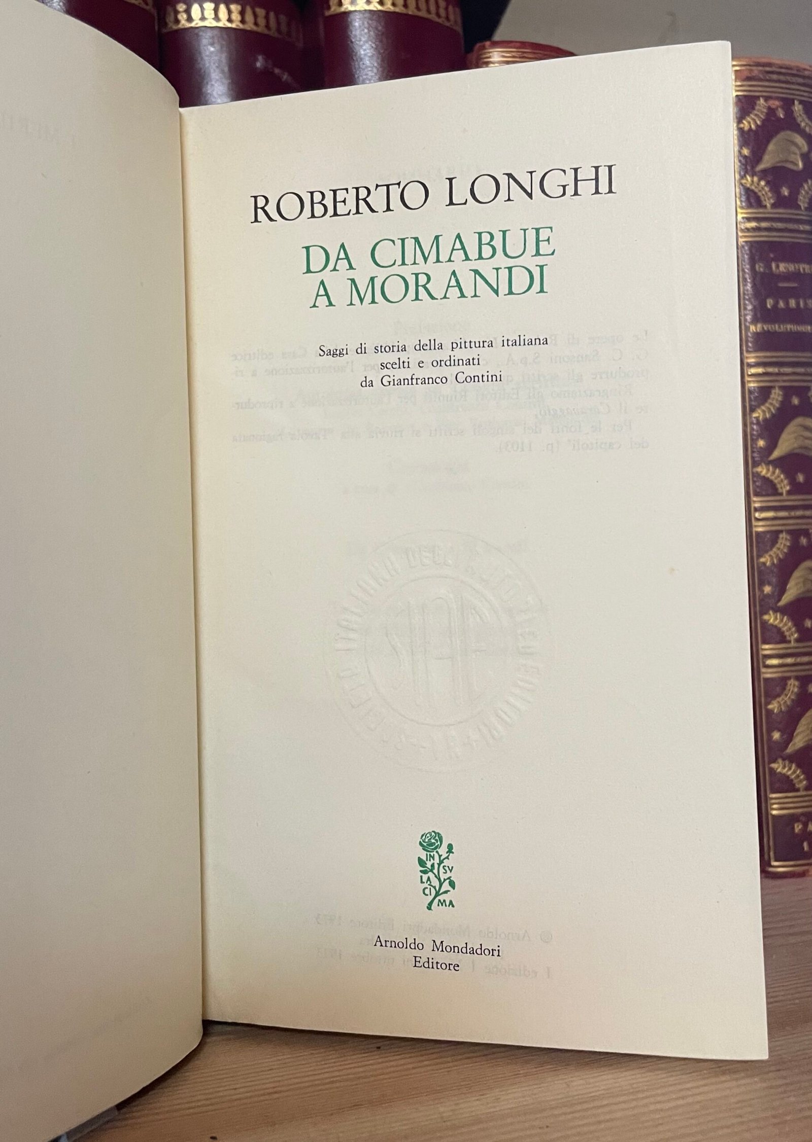 Roberto Longhi Da Cimabue a Morandi Mondadaori I Meridiani 1973 - immagine 7