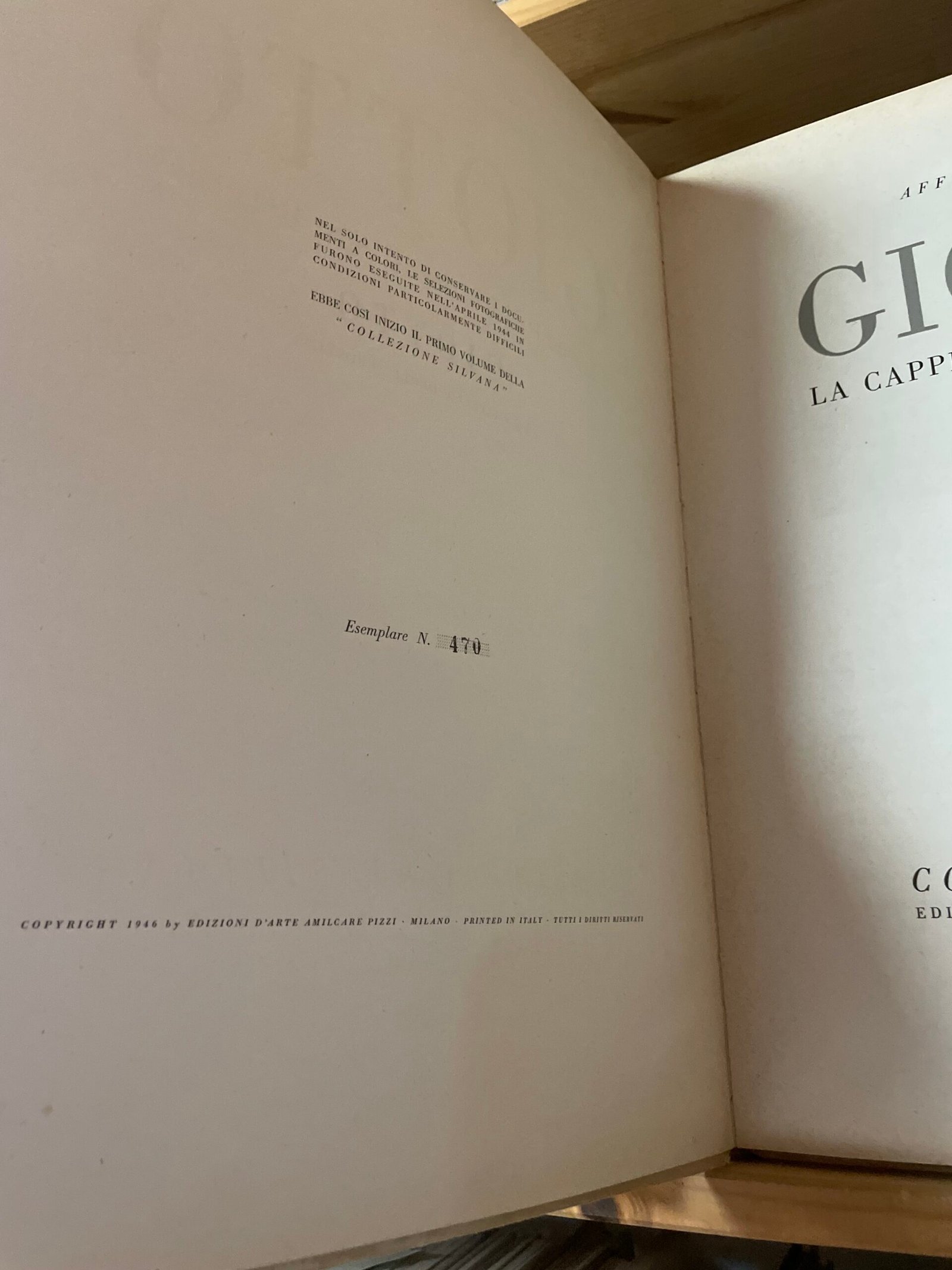 Giotto la Cappella degli Scrovegni testo Carlo Carrà Amilcare Pizzi 1946 - immagine 4
