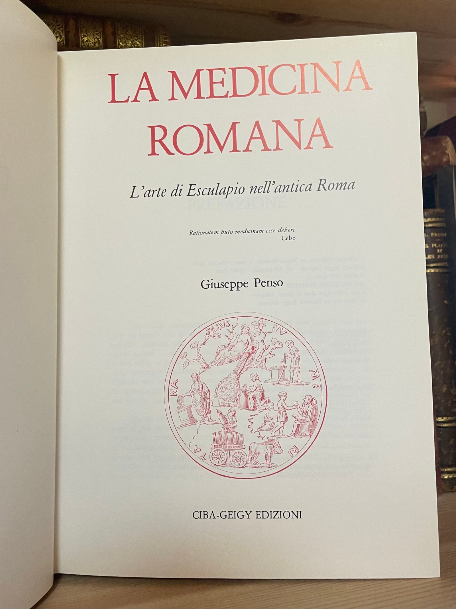 Penso La medicina romana l'arte di Esculapio nell'antica Roma Ciba-Geigy 1985 - immagine 10