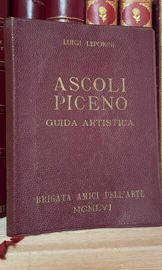 Luigi Leporini Ascoli Piceno Guida Artistica Brigata amici dell'Arte 1955