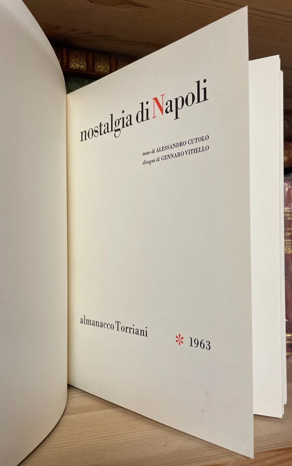 Cutolo Vitiello Nostalgia di Napoli Almanacco Torriani 1963 Ed. numerata - immagine 5