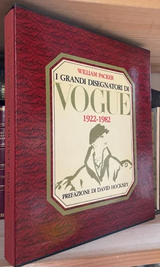 William Packer I grandi disegnatori di Vogue 1922-1982 volume in cofanetto 1983