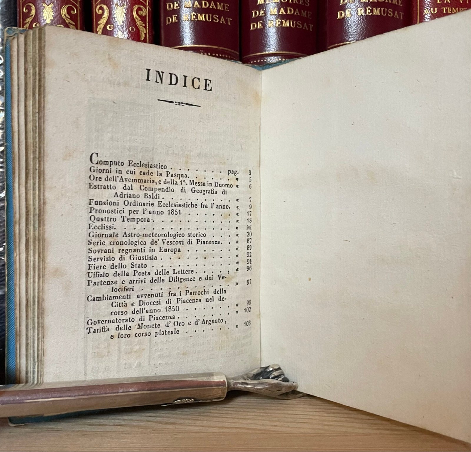 Il Piacentino istruito nelle cose della sua patria per l'anno 1851 del Majno - immagine 7