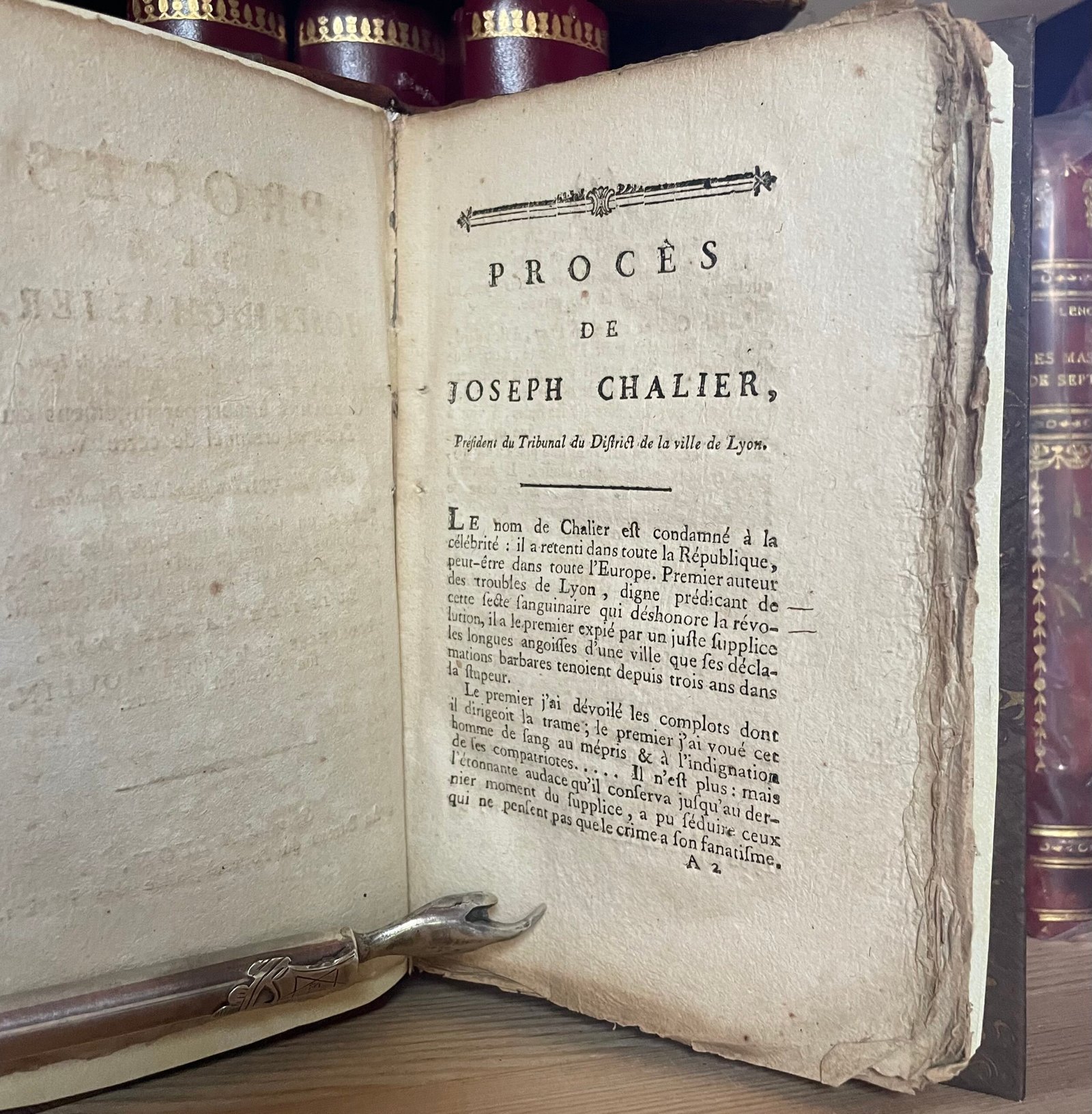 Procès de Joseph Chalier Lyon au bureau du journal (1793) - immagine 5