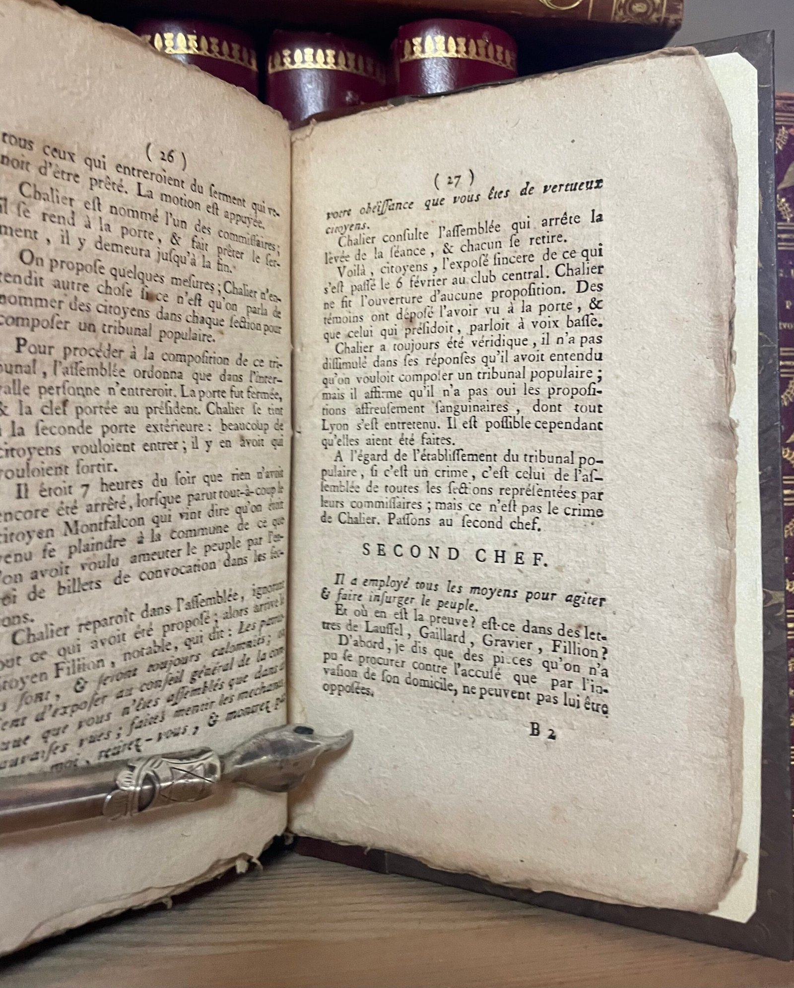 Procès de Joseph Chalier Lyon au bureau du journal (1793) - immagine 11