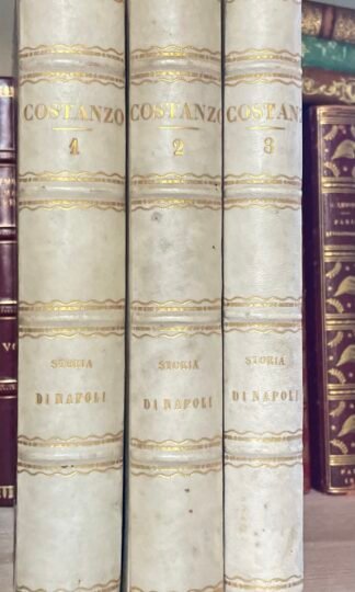 Istoria del Regno di Napoli dell'illustre signor Angelo di Costanzo 3 voll. 1805
