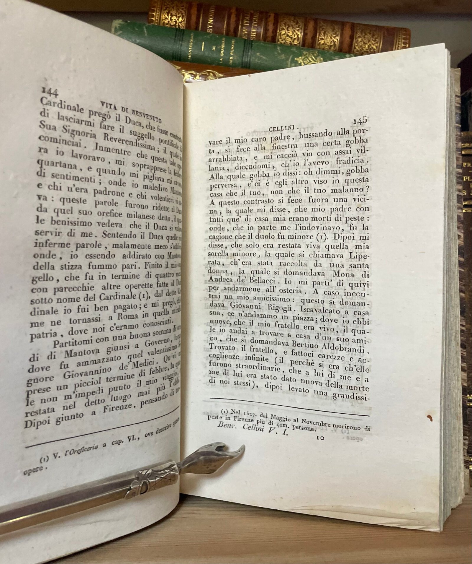 Vita di Benvenuto Cellini Società Tipografica de' Classici Italiani 1806-1811 - immagine 15