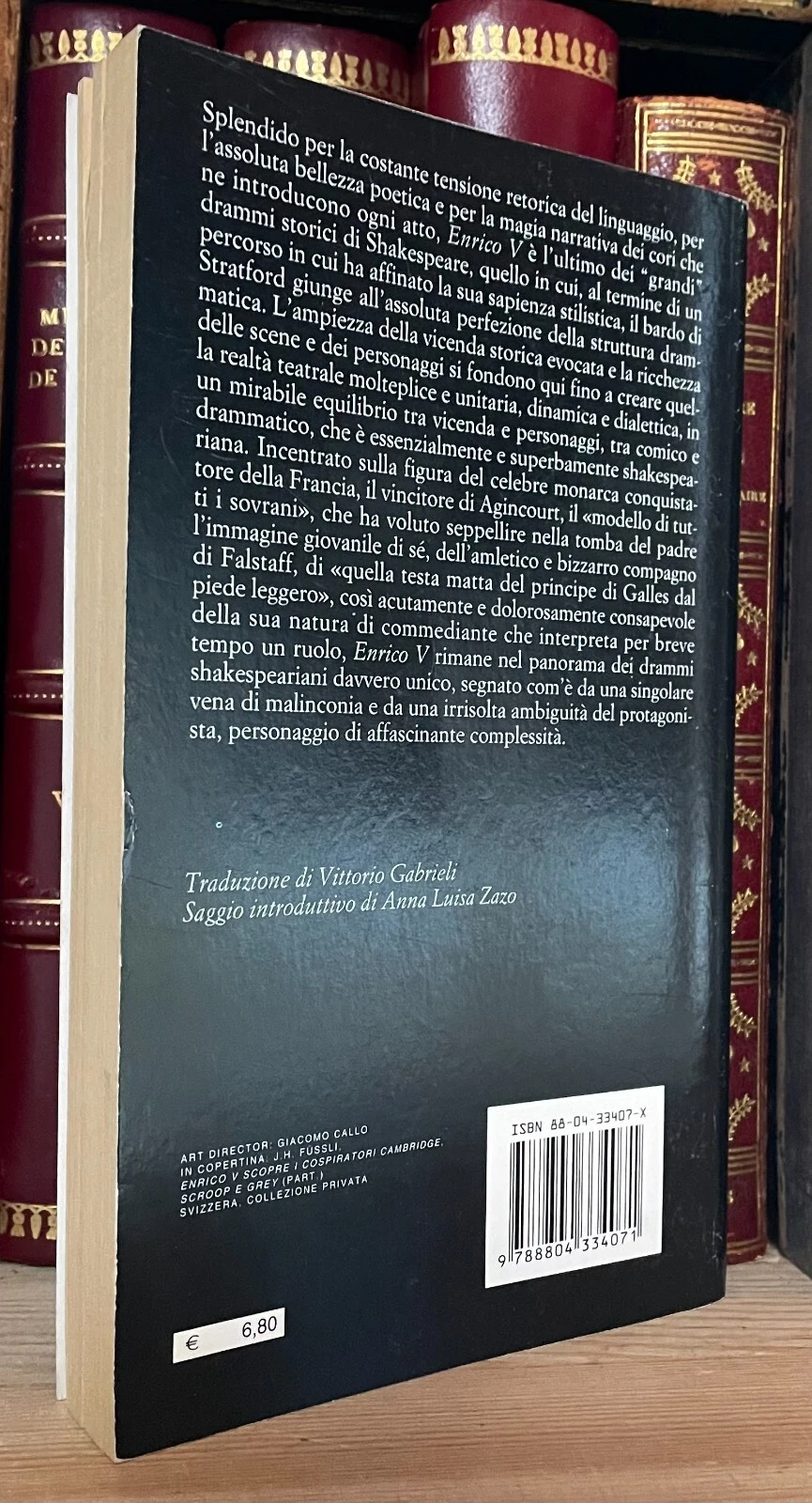 Shakespeare Enrico V con uno scritto di Goethe Oscar Mondadori 2006 - immagine 2