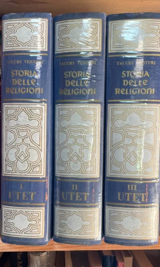 Tacchi Venturi Storia delle religioni UTET 3 voll. V ed. cura G. Castellani 1962