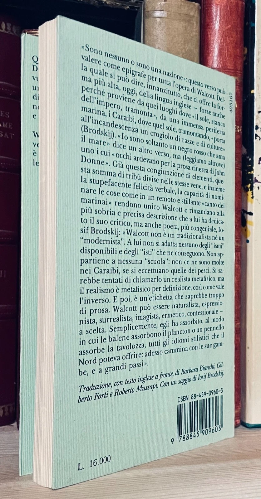 Derek Walcott Mappa del nuovo mondo Piccola Adelphi 1992 - immagine 2