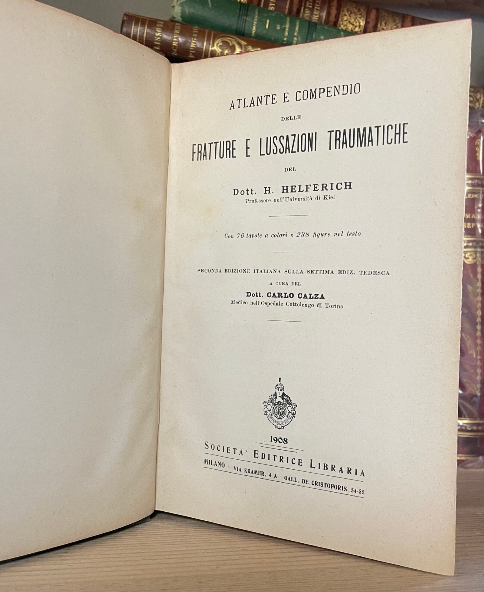 Helferich Atlante e compendio delle fratture e lussazioni traumatiche 1908 - immagine 7